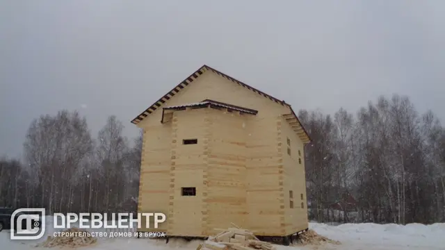 Строительство дома из бруса по проекту ДБ118 во Владимирской области д.Марково, фото 10 из 12