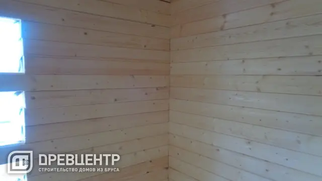 Строительство дома из бруса по проекту ДБ59 в Заокском районе п.Заокский, фото 14 из 16