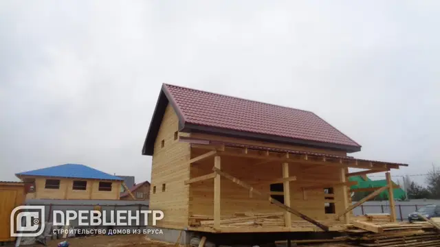 Строительство дома из бруса по проекту ДБ120 в Истринском районе д.Качаброво, фото 20 из 20