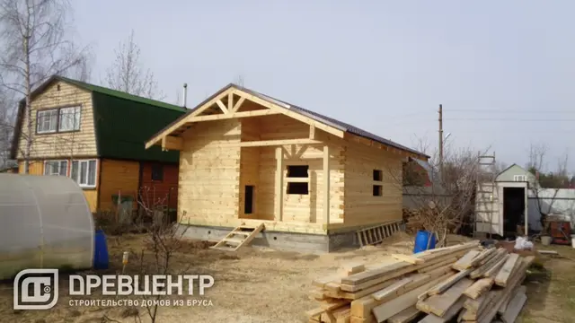 Строительство бани из бруса по эскизу заказчика в Ликино - Дулево., фото 21 из 21