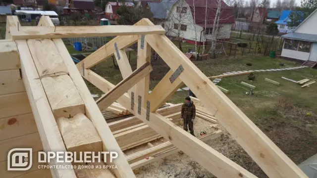 Строительство бани из бруса по эскизу заказчика в Ликино - Дулево., фото 14 из 21