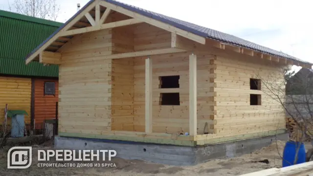 Строительство бани из бруса по эскизу заказчика в Ликино - Дулево., фото 18 из 21