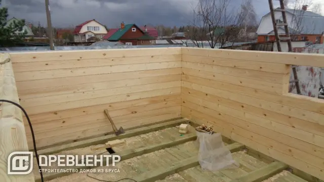 Строительство бани из бруса по эскизу заказчика в Ликино - Дулево., фото 8 из 21