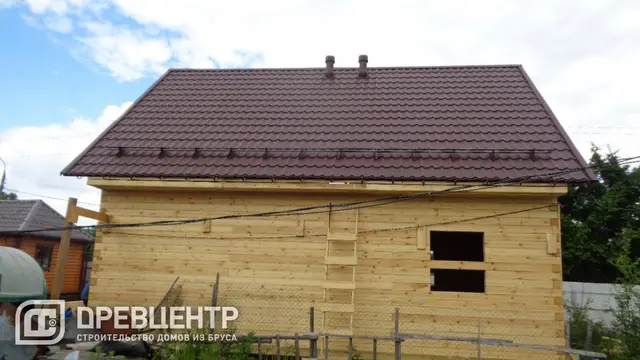 Строительство дома из бруса по проекту ДБ 122 в д.Жилево, фото 20 из 20