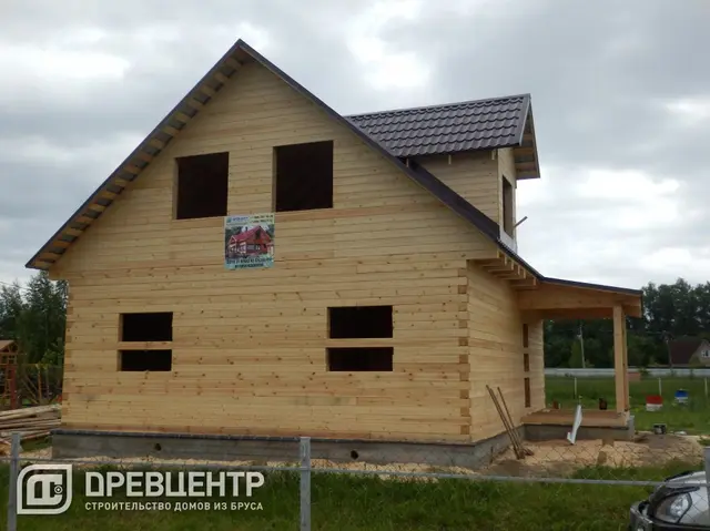 Строительство дома из бруса по проекту ДБ 95 в Раменском районе с.Новохаритоновское, фото 13 из 13