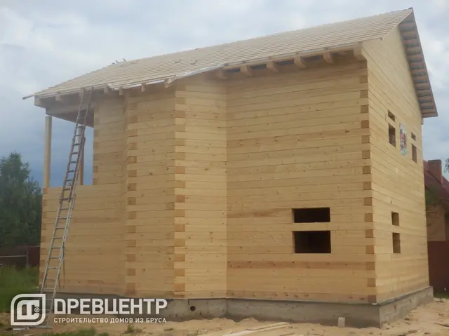 Строительство дома из бруса 200х200 мм в г.Электросталь, фото 8 из 12