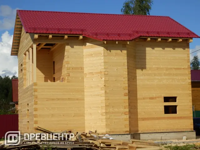 Строительство дома из бруса 200х200 мм в г.Электросталь, фото 11 из 12
