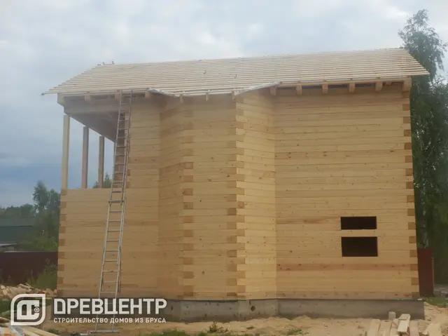 Строительство дома из бруса 200х200 мм в г.Электросталь, фото 9 из 12