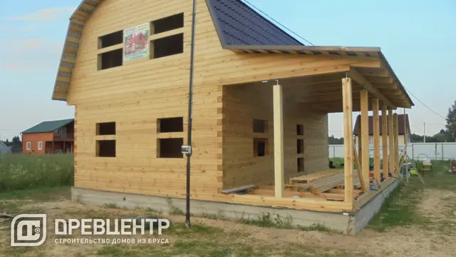 Строительство дома из бруса в Можайском районе СНТ "Царские берега", фото 16 из 20