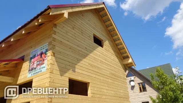 Строительство дома из бруса в Ступинском районе д.Полушкино, фото 13 из 14