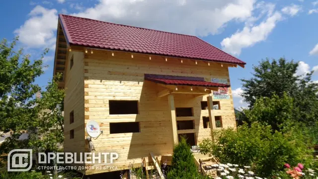 Строительство дома из бруса в Ступинском районе д.Полушкино, фото 12 из 14