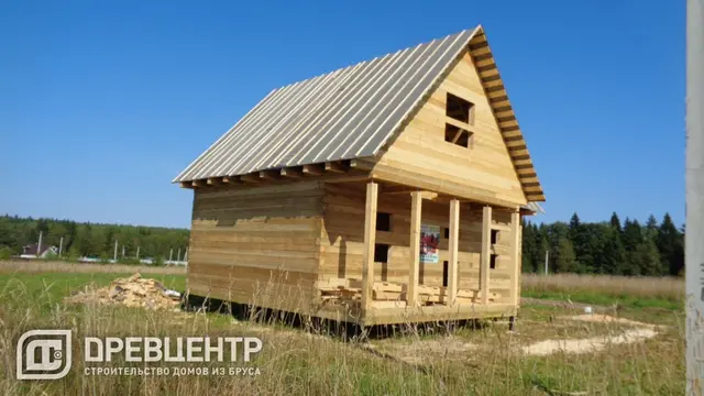 Строительство дома из бруса по проекту ДБ17 в Сергиевом Посаде, фото 13 из 15