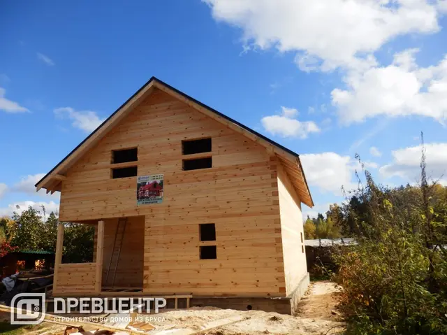 Строительство дома из бруса по проекту Дб80 в Боровском районе Калужской области, фото 14 из 14