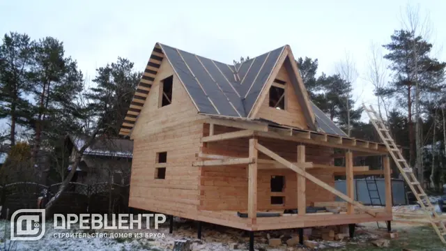 Строительство дома из бруса по проекту ДБ56 во Владимирской области п.Лисицино, фото 12 из 12