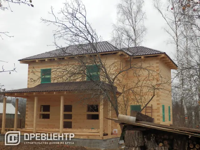 Строительство дома из бруса в Ступинском районе д.Ольгино, фото 14 из 16