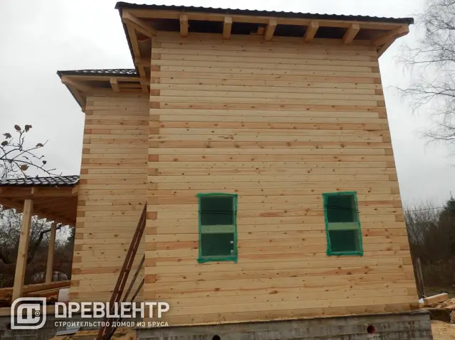 Строительство дома из бруса в Ступинском районе д.Ольгино, фото 15 из 16