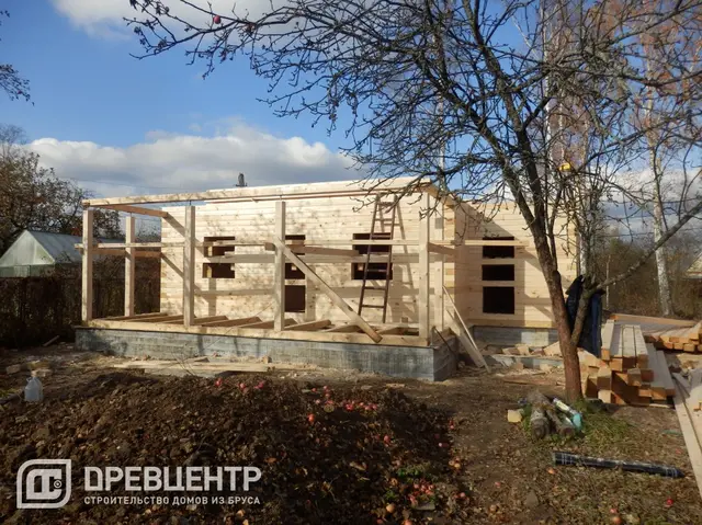 Строительство дома из бруса в Ступинском районе д.Ольгино, фото 7 из 16