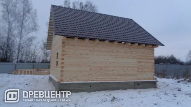 Строительство дома из бруса 8х8 в Ступинском районе д.Большое Лупаково, фото 10 из 10