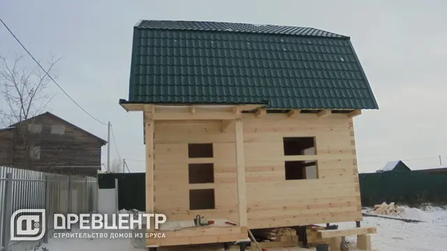 Строительство дома из бруса в Серпуховском районе пос.Большевик, фото 16 из 17