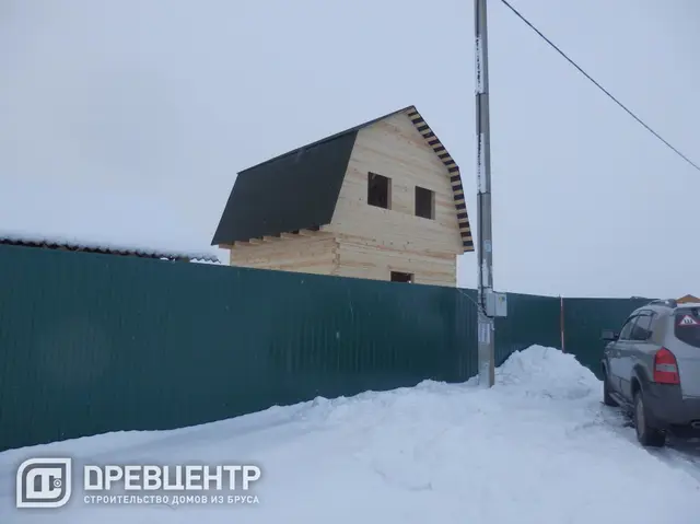 Строительство дома из бруса по проекту ДБ21 в Раменском районе с\п Рыболовное ДНП " Клеверная дымка", фото 9 из 12