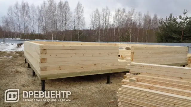 Строительство дома из бруса по проекту ДБ 113 в Егорьевском районе пос.Шувое, фото 8 из 16