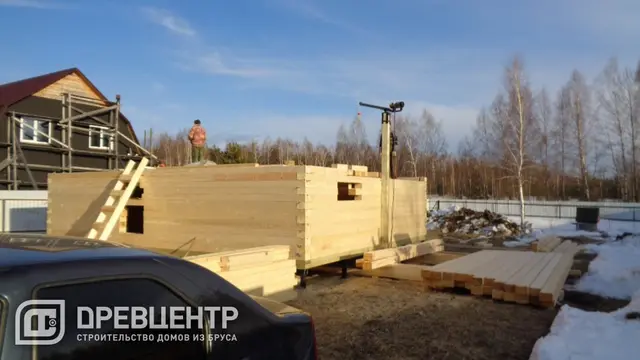 Строительство дома из бруса по проекту ДБ 113 в Егорьевском районе пос.Шувое, фото 9 из 16