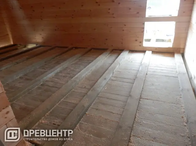 Строительство дома из бруса по проекту ДБ 109 в Московской области Волоколамском районе с.Осташево, фото 13 из 15