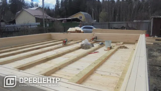 Строительство дома из бруса по проекту ДБ10 в Солнечногорском районе д.Поярково, фото 7 из 16