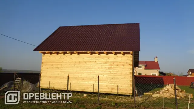 Строительство дома из бруса по проекту ДБ59 в Тульской области Заокский район д.Александровка, фото 14 из 14