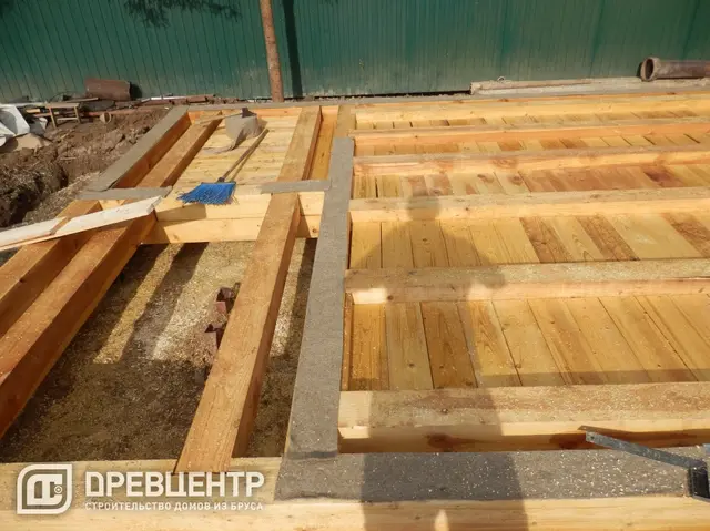 Строительство бани из бруса по проекту Б2 в Солнечногорском районе д.Радумля, фото 3 из 15