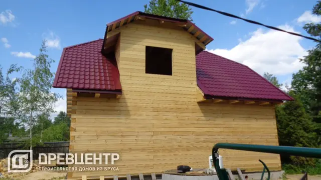 Строительство дома из бруса 8х9 в Ногинском районе пос.Воровского, фото 12 из 16