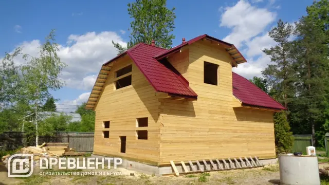 Строительство дома из бруса 8х9 в Ногинском районе пос.Воровского, фото 10 из 16