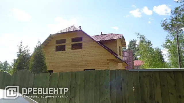 Строительство дома из бруса 8х9 в Ногинском районе пос.Воровского, фото 15 из 16