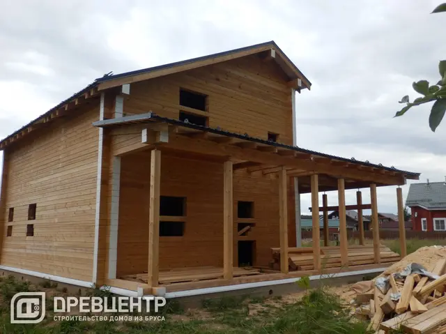 Строительство дома из бруса 11х11 м в Чеховском районе д.Крюково, фото 19 из 19