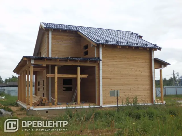 Строительство дома из бруса 11х11 м в Чеховском районе д.Крюково, фото 15 из 19