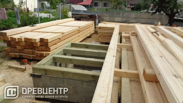 Строительство дома из бруса по проекту ДБ38 в Воскресенском районе д.Старая, фото 7 из 16