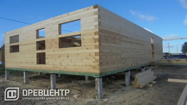 Строительство дома из бруса 9х14 м.в Раменском районе с.Речицы, фото 7 из 15