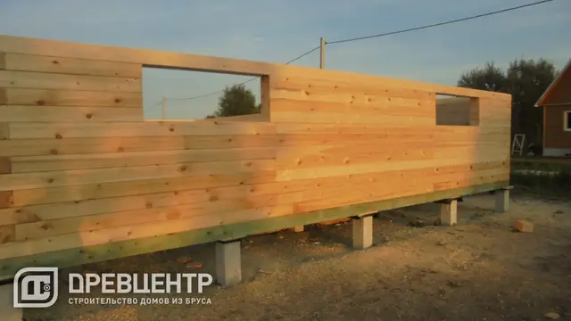 Строительство дома из бруса 9х14 м.в Раменском районе с.Речицы, фото 4 из 15