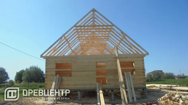 Строительство дома из бруса 9х14 м.в Раменском районе с.Речицы, фото 10 из 15