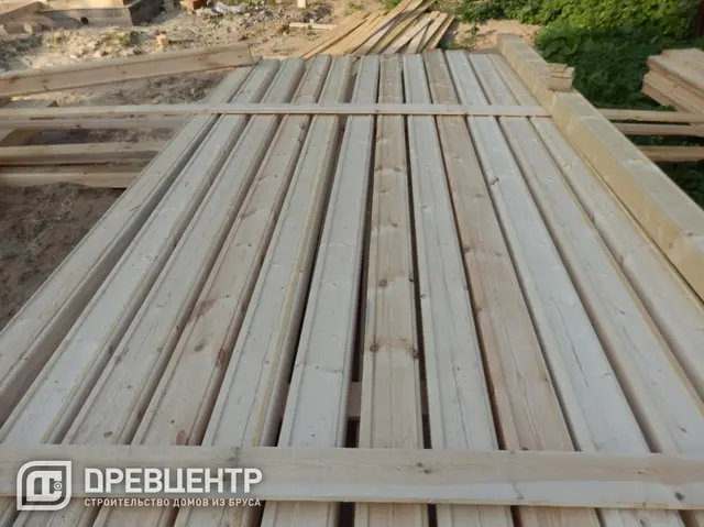Строительство бани из бруса в Красногорском районе СНТ " Пищевик", фото 3 из 10