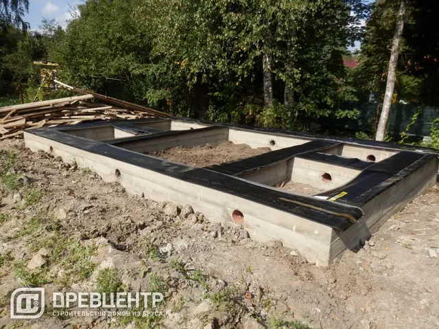 Строительство бани из бруса в Красногорском районе СНТ " Пищевик", фото 1 из 10