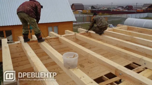 Строительство дома из бруса по проекту Дб39 в Чеховском районе ДП "Филлипины", фото 12 из 19