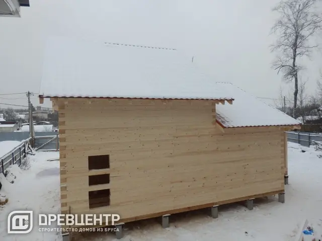 Строительство дома из бруса по проекту заказчика в Одинцовском районе п.Старый городок, фото 14 из 20