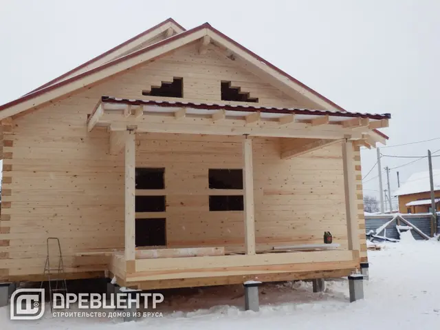 Строительство дома из бруса по проекту заказчика в Одинцовском районе п.Старый городок, фото 16 из 20