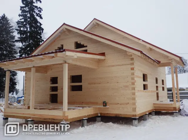 Строительство дома из бруса по проекту заказчика в Одинцовском районе п.Старый городок, фото 17 из 20