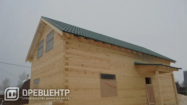Строительство дома из бруса 6х12 в Ступинском районе д.Березня, фото 9 из 11