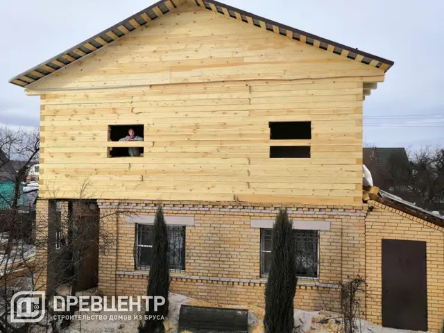 Строительство второго этажа из бруса Павловском Посаде., фото 13 из 14