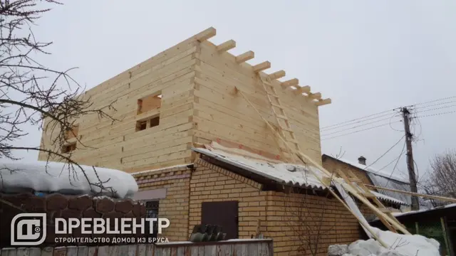Строительство второго этажа из бруса Павловском Посаде., фото 8 из 14