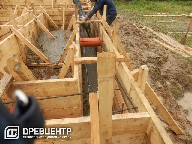 Работа по фундаменту, размером 9,20Х9,20.Раменский район, дер.Ширяево, фото 17 из 18