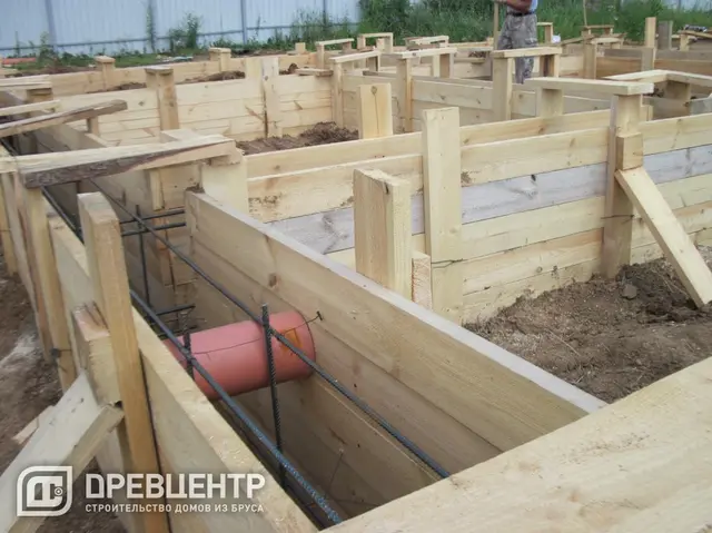 Строительство фундамента в Чеховском районе, фото 11 из 17